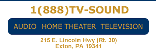1-888-TV-SOUND, Exton, PA, store